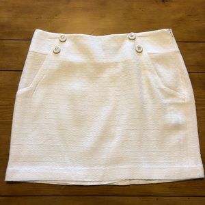 The Limited White mini skirt